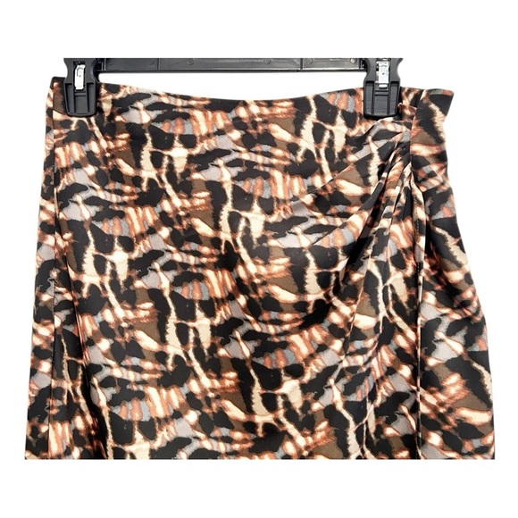 Jason Wu Maxi Skirt Animal Print Faux Pencil Wrap Skirt Women's Size Small - Picture 5 of 7